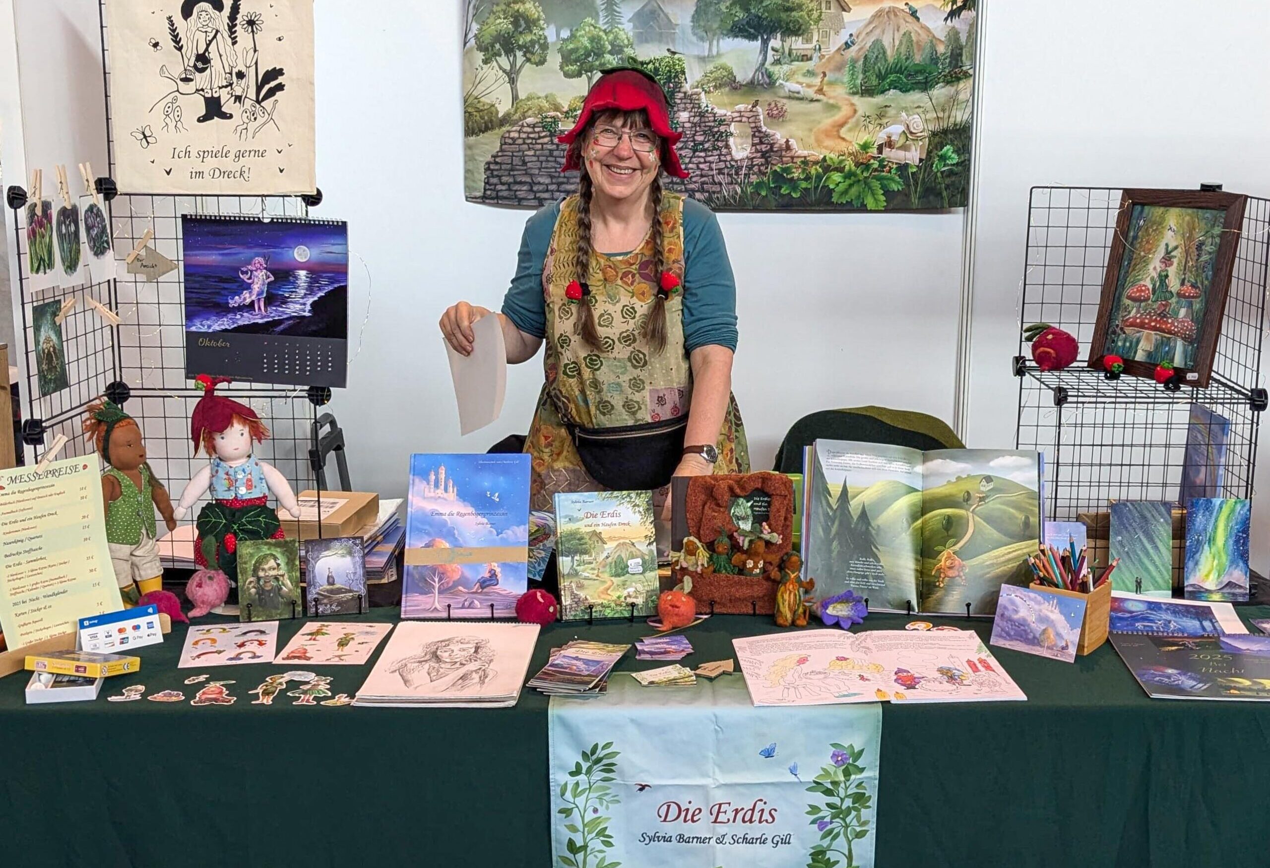 ComicCon Stuttgart Standaufbau die Erdis