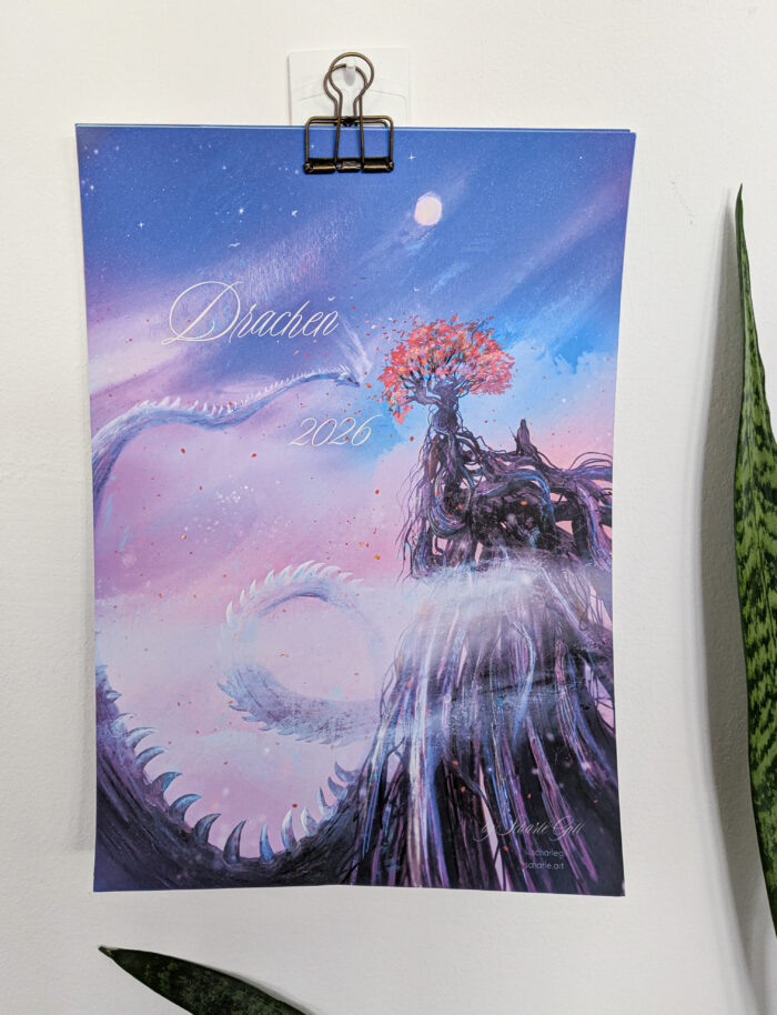 fantasy landschaft mit drachen
