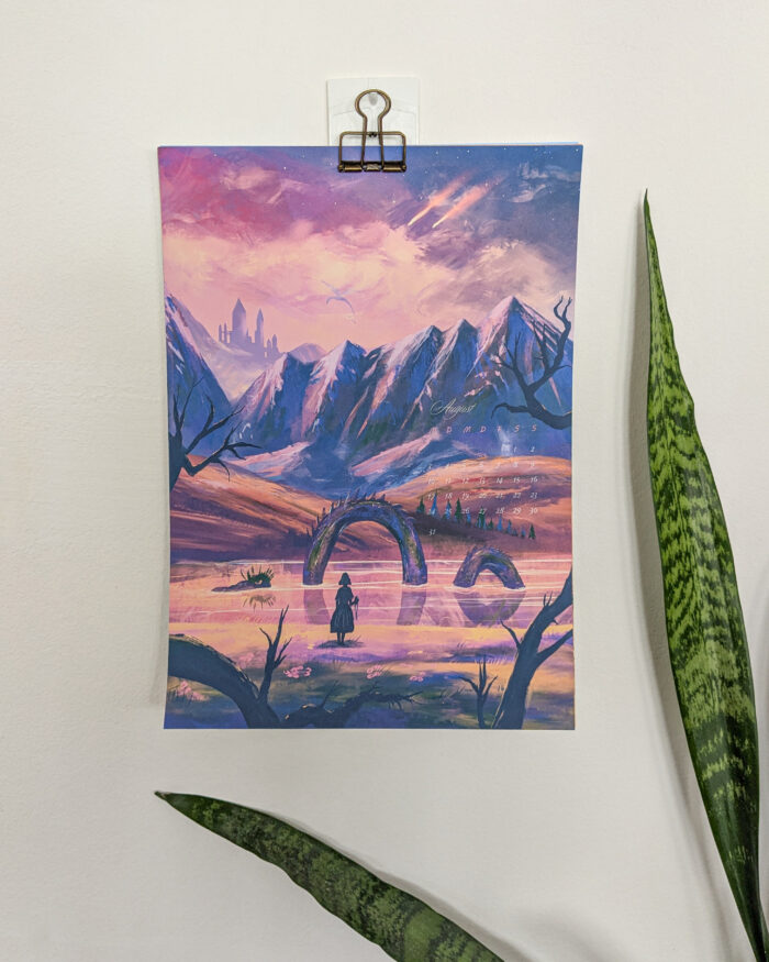 fantasy landschaft mit drachen