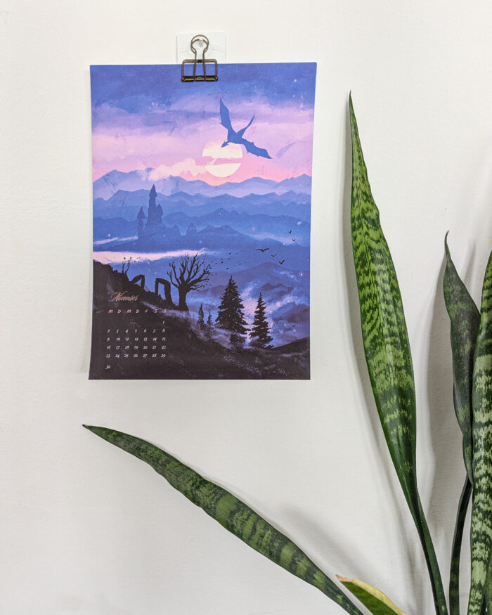 fantasy landschaft mit drachen