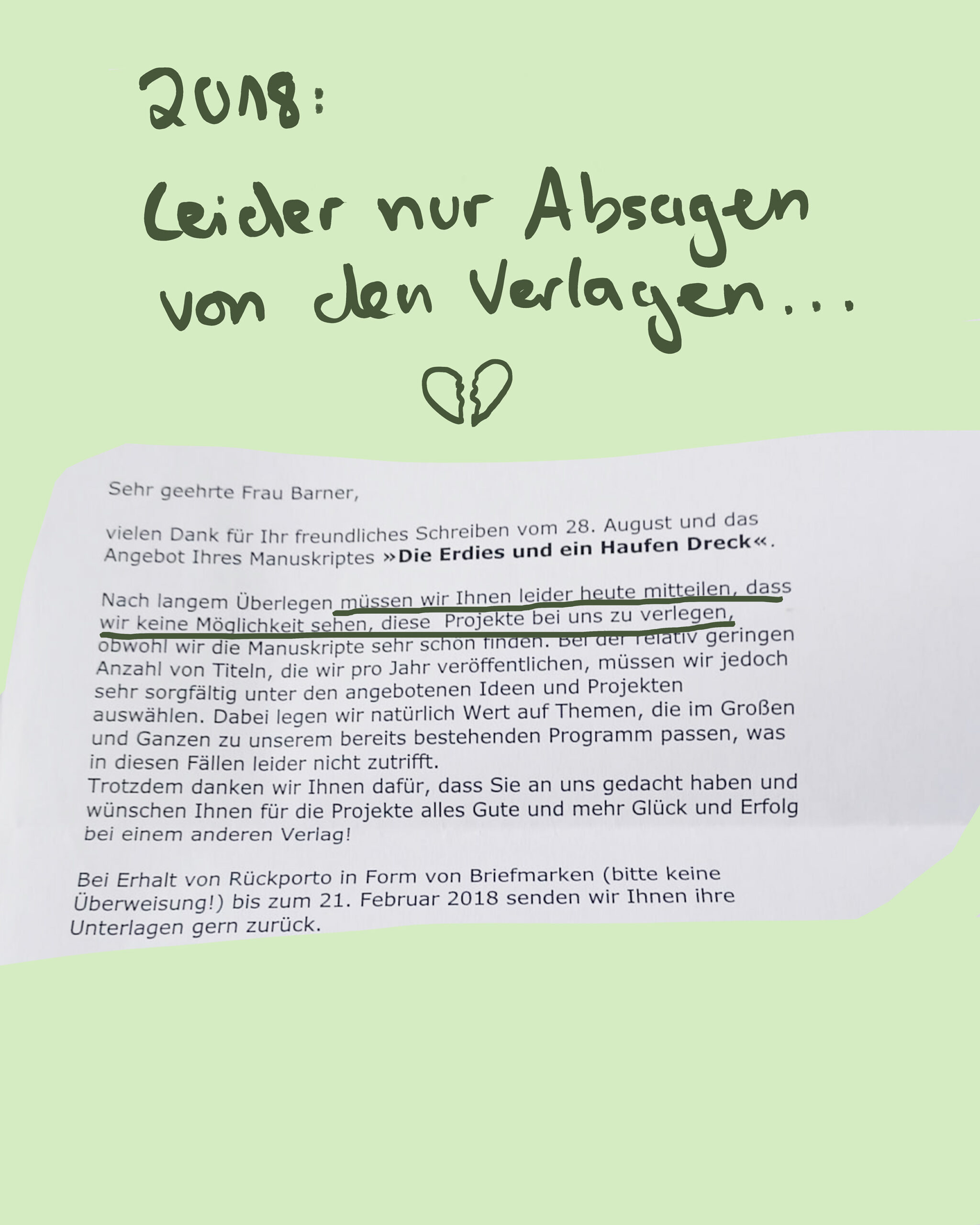 story_5 Absagen von verlagen