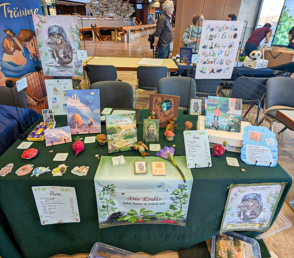 Stand auf der Stuttgarter Buchmesse