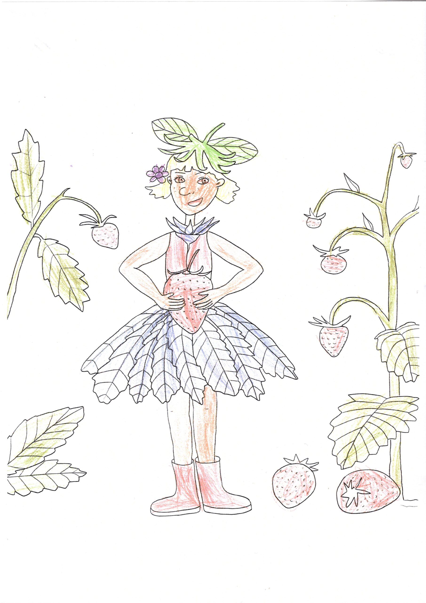 die-erdis-ausmalbild-regenbogenprinzessin Die Regenbogenprinzessin Ausmalbild Lillebee